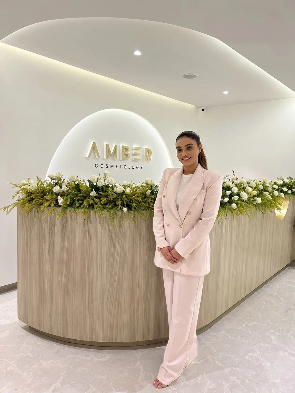 Dr. Naznin Holia, cosmetic dermatology specialist and founder of Amber Cosmetology, Lucknow