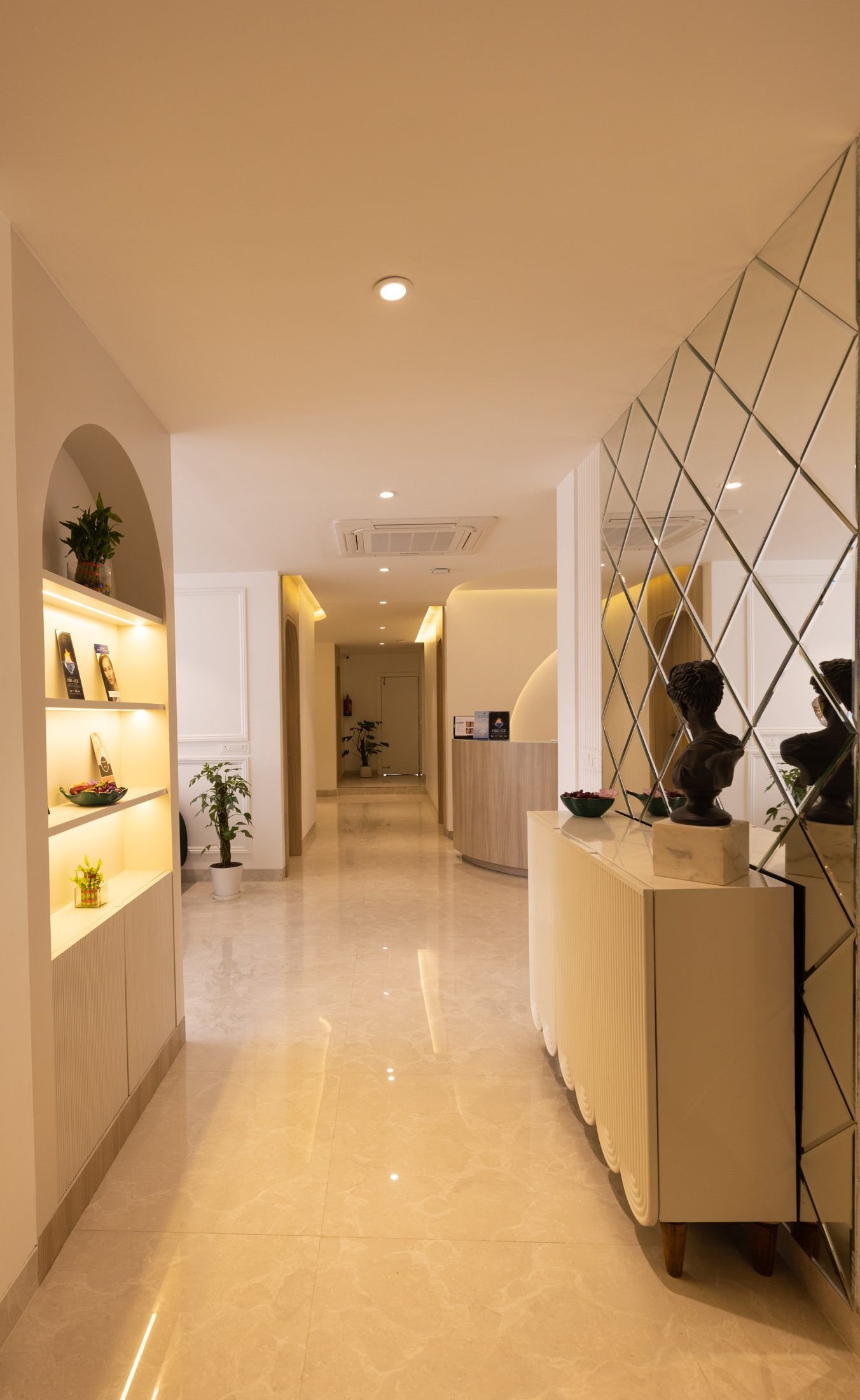 Treatment suite at Amber Cosmetology, Lucknow