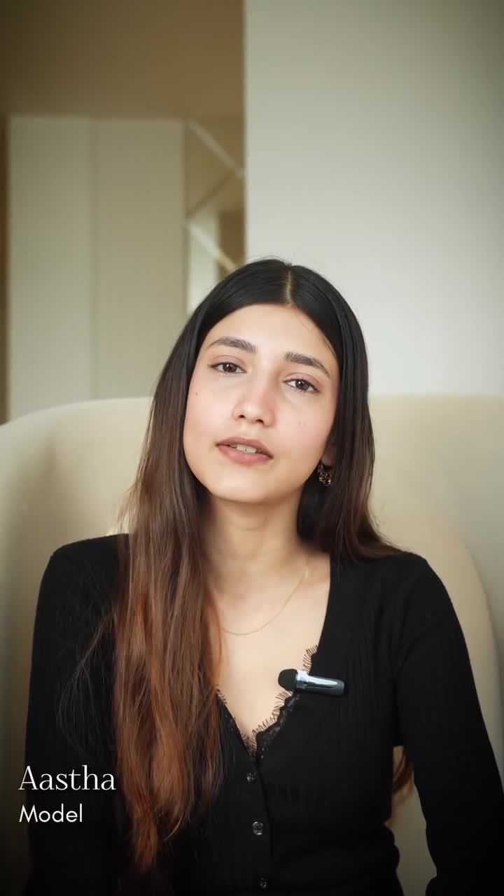 Aastha, patient testimonial at Amber Cosmetology, Lucknow